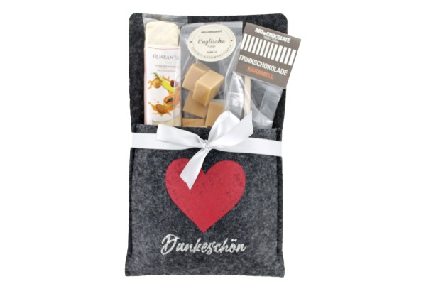 Filztasche Fudge - Dankeschön