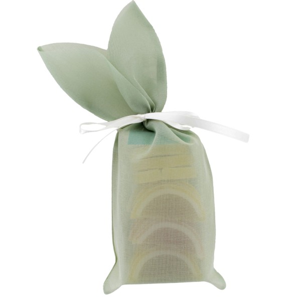 Oster-Geschenk Organza Hase Grün